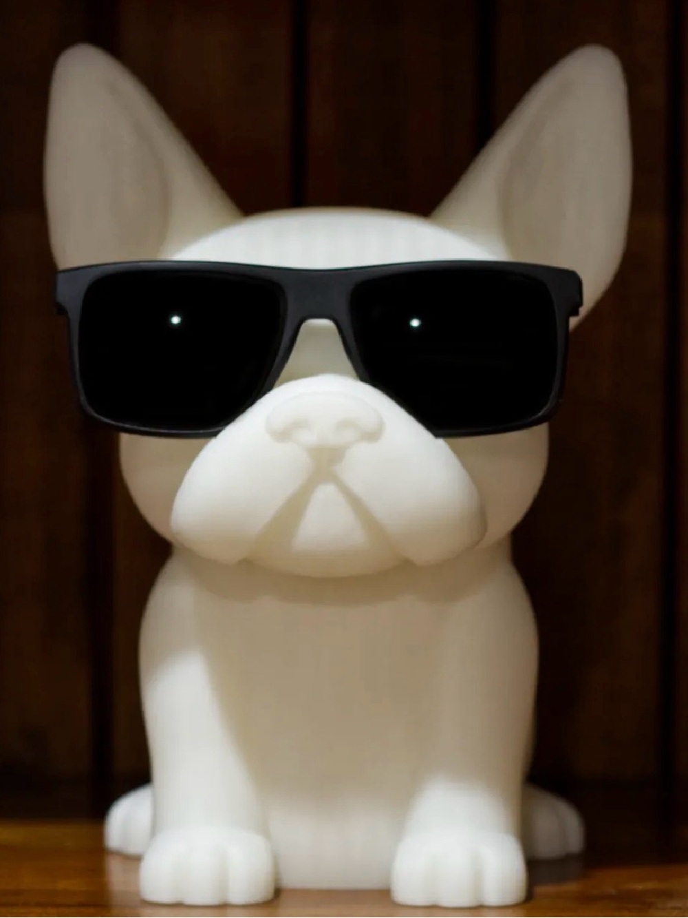 Small Frenchie glasses Holder Statue -